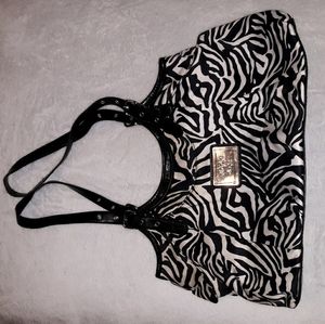 Nicole By Nicole Miller Zebra Print Purse